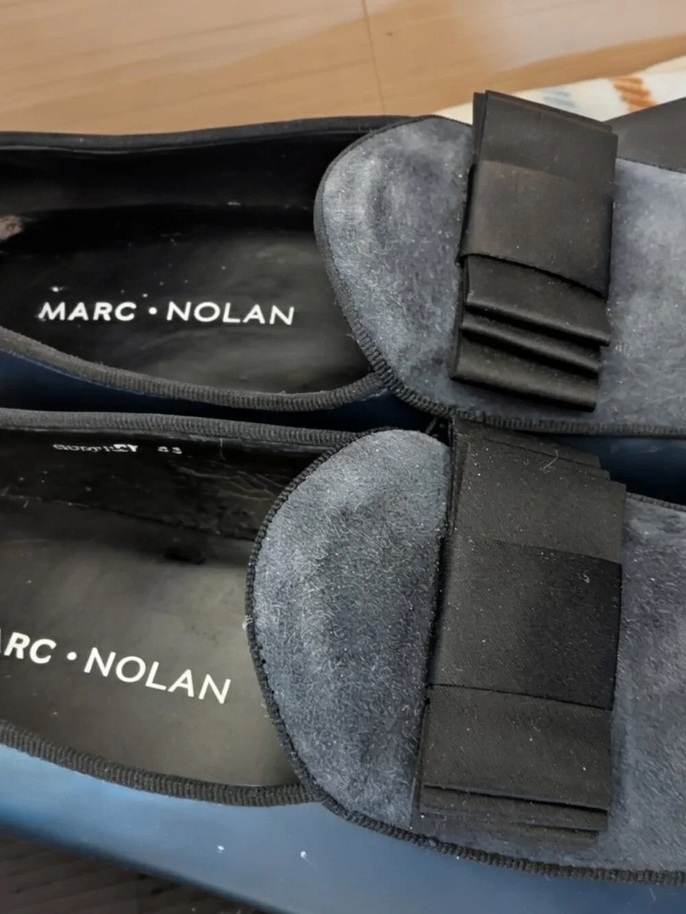MARC NOLAN Men's Dress Shoes Navy Blue Size 9.5